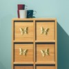 Yoicn Lth 2 Pcs Creative Cabinet Knobs, Butterfly Shape Cabinet