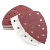 LotFancy Sandpaper Set for Triangular Sanders, Velcro Delta Sandpaper, 105