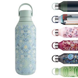 Chilly's Series 2 Bottle - Thermos Flasks Made of Stainless Steel with Double-Walled Insulation, Soft Drinking Cap and Carry Strap - Eleni, 500 ml