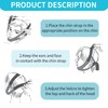 Airflow jaw strap, chin strap for sleeping, adjustable chin strap