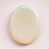 Manekieko Opalite Crystal Thumb Worry Stone, Stress Relax Healing Reiki