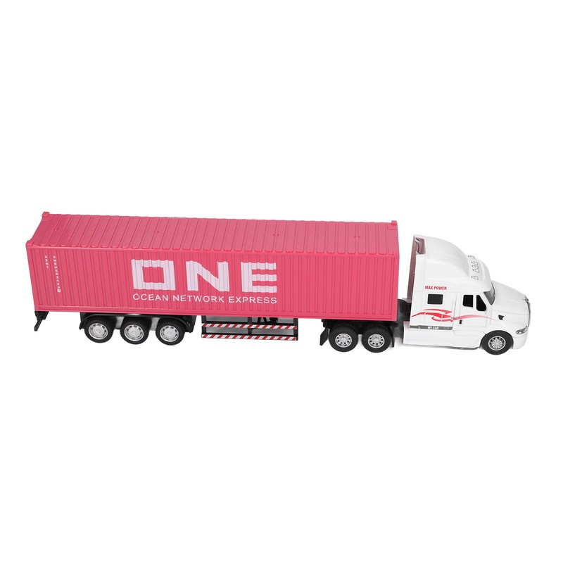 Container Truck Model 1:48 Vivid Exquisite Beautiful Decorative Toy Ornament