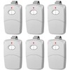 Kingdder 6 Pcs Two Button Gate Remote Control Compatible with