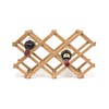 Lipper International Wine Rack, 20.25" W x 7.5" D x