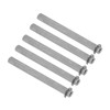 5Pcs Long Rod Nut Hex Coupling Female Threaded Straight Bar