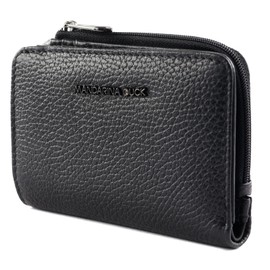 Mandarina Duck Women's Mellow Leather Wallet Travel Accessory Wallet, black