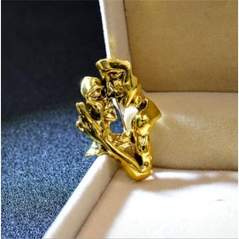 Gold Fashion Portrait Brooch Pin 3D Lovers face Brooch Pin Gold Plated Pin Badge for Jewelry Clothes Dress Scarf Decoration