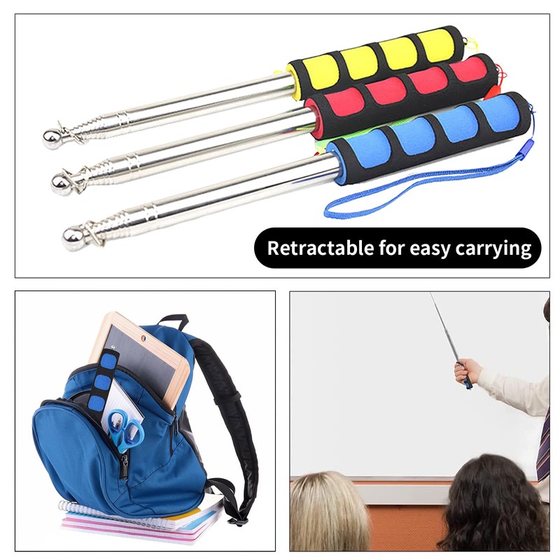 Telescopic Flag Pole, Handheld Telescopic Pole, Extendable Flag Pole Telescopic