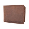 RFID Blocking Vintage Soft Genuine Leather Men's Multi-Card Compact Center