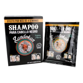 Zandokan Tinte Cubre Canas Negro, 10 Sobres De 25 Ml Negro