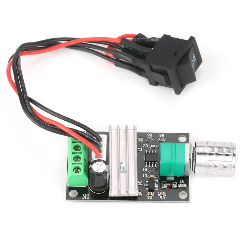 Domary DC 6V 12V 24V 3A PWM Motor Speed Control