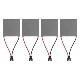 4Pcs Fireplace Fan Generator Sheet Aluminium Alloy Universal Fireplace Fan Replacement Plate Fireplace Fan Accessories for Fireplace Fan Repair