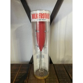 Target Bullseye Playground Milk Frother And Drink Mixer Red With Wire Stand NEW