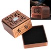 Incense Burner Zinc Alloy Metal Heart Sutra Disk Household Crafts
