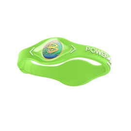 Power Balance-The Original Performance Wristband (Lime Green/White, Large)