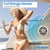 Pyle Marine Speakers, Waterproof, Weather Resistant, 8 Inch Dual, 10