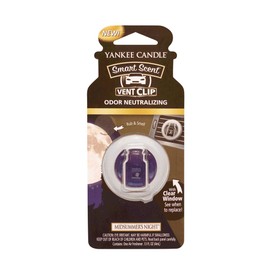 Yankee Candle Car Freshener Smart-Scent Vent Clips, 4-PACK (Midsummer's Night)