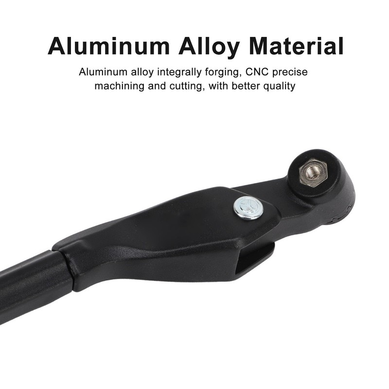 Bike Kickstand Aluminum Alloy Large Grounding Area Stable Parking Height