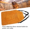 Welding Apron Leather Adjustable Strap Anti Splashing Flame Retardant for