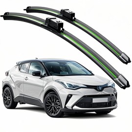 Compatible With Toyota C-HR CHR 2018-2024 Wiper Blades Front Windshield Wipers Water Repellent Available in All-Seasons OEM Quality 26"+16" 2PCS