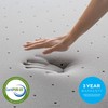 Lucid 4 Inch Bamboo Infused Memory Foam Mattress Topper -