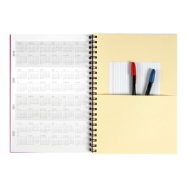 Spirax 512 Hard Cover Book A4 200 Page Pink