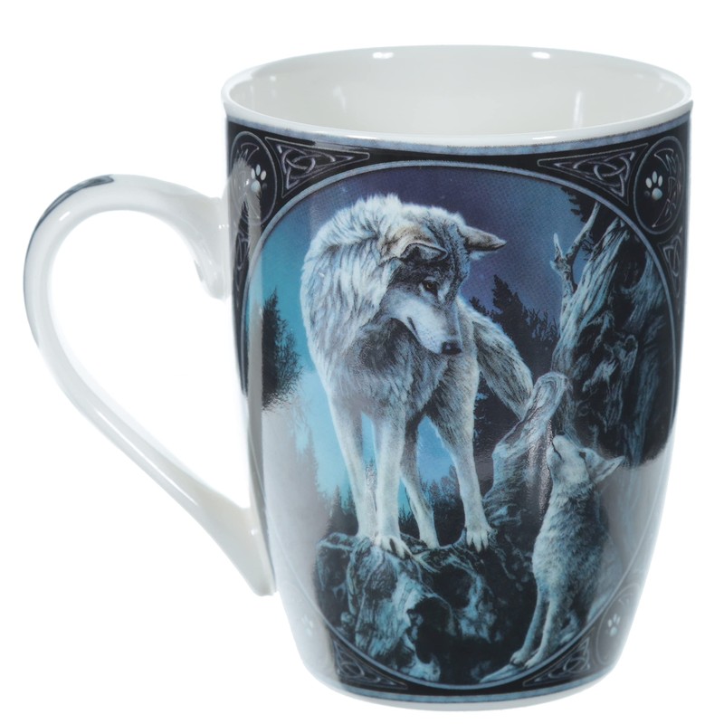 Puckator Lisa Parker Spirit Wolf Design Tasse aus Porzellan