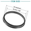 ACROPIX 78.1mm to 87.1mm Universal Hub Centric Rings Black -