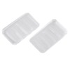 ZZRANYE Rubber Wedges Shims 4 Pack Table Wedge Clear Toilet