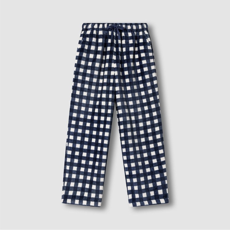 JAJU [JAJU/자주] 여 극세사 패턴 파자마 팬츠 4종택1 [JAJU] Women's