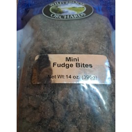 Wild Brook Orchards Mini Fudge Bites 14 oz Bag Chocolate Snacks Baking