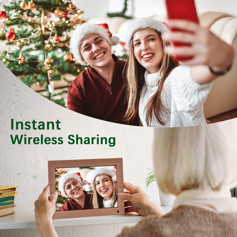Andoer 10 Inch WiFi Digital Photo Frame Smart Digital Picture