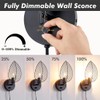 LeeZM Wall Sconces, Wall Lights,Wall lamp,Wall Sconce Plug in Wall