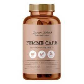 Femme Care Cohosh Negro + Isoflavonas De Soja, 120 Cáps. Sin Sabor