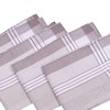 12 Pcs 40cm Cotton Men Handkerchiefs Elderly Handkerchief Sweat Absorbent