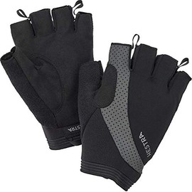 Hestra Apex Reflective Short Bike Glove - 5-Finger Glove for Biking - Black - 10