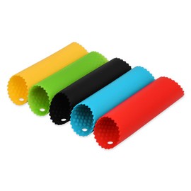 DS. DISTINCTIVE STYLE Silicone Garlic Peeler 5 Pieces Garlic Peeling Tube Roller Useful Kitchen Tools - Multicolored