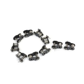 REPAIROCK 10pcs Half Offset Metal Connecting Link Connectors Chain for Bicycle Auto Replacement Parts