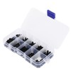 140pcs box M2 Nylon Round Head Cross Screw Hex Nut