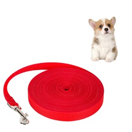 DIZLAS Long Leash 30m 360 Degree Rotation Dog Leash for Small Dogs Medium Dogs Large Dogs Training Long (Red)