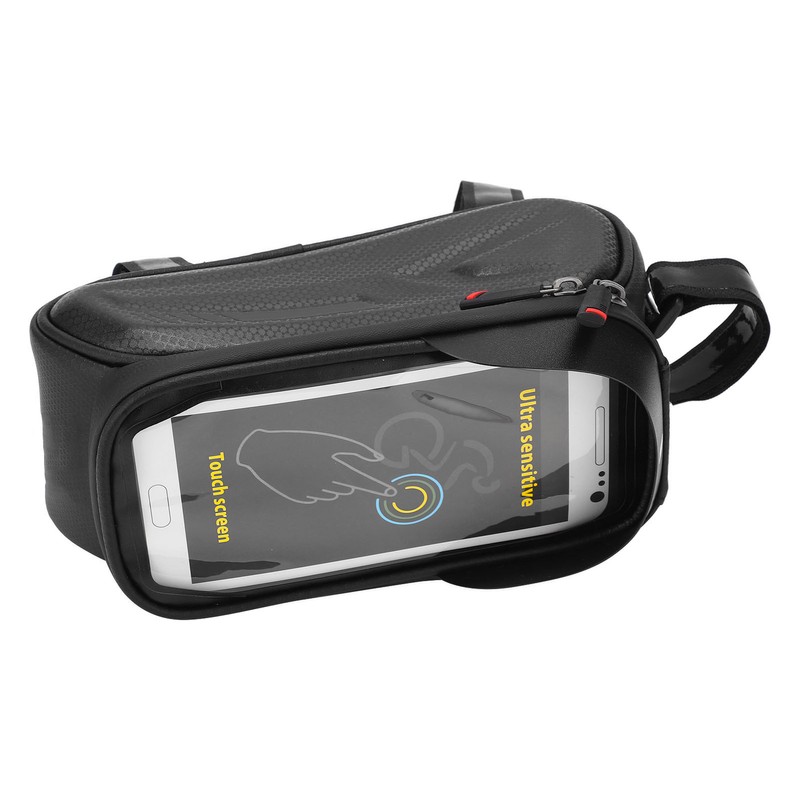 Bike Phone Front Frame Bag Waterproof Reflective Bicycle Phone Mount