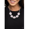 Paparazzi Jewelry Accessories - A DIVA-ttitude Adjustment - Pink Necklace