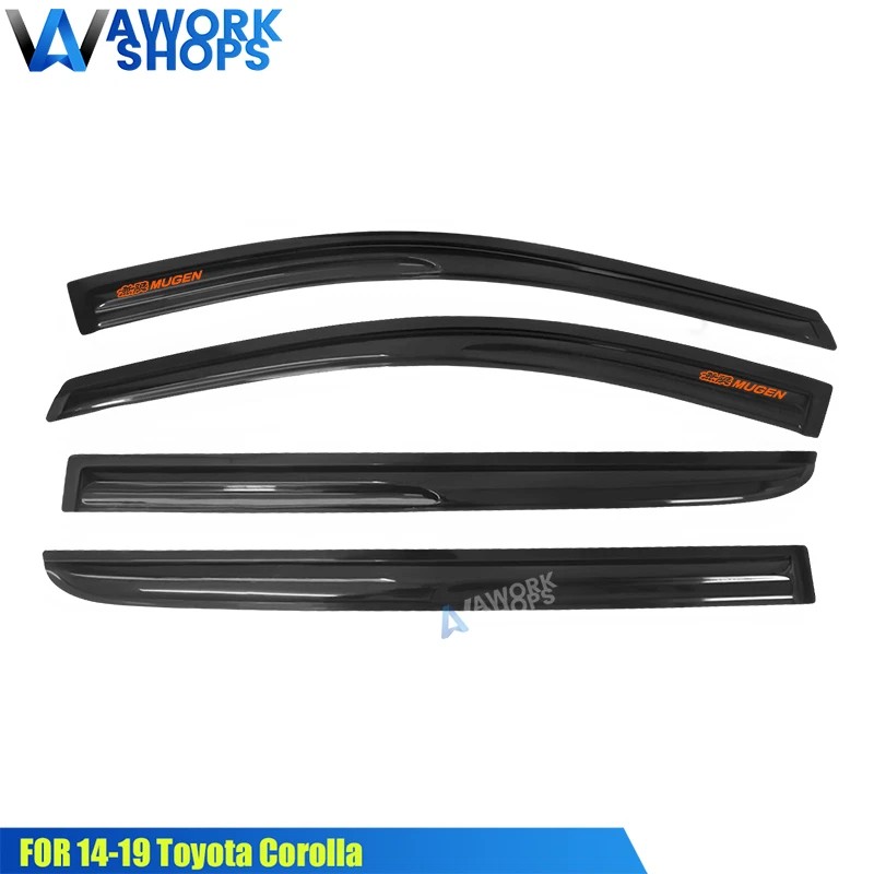 aworkshops Fits 05-10 Honda Odyssey Window Visors Shade Rain Guard