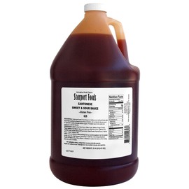 Starport Foods Cantonese Sweet & Sour Sauce - Gluten Free, Vegetarian,1 gallon, NET WT 9.9 LB (4.49 kg)