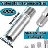HuGuWdy Valve Stem Extension 4Pcs 39mm, Tire Valve Extension Valve