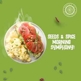 PACK of 6 - Breakfast Seasoning 2.3 oz (65 gm) w/Convenient Dual Sifter Cap Sweet Spicy Taste |For Baggles Scramble Sausages Burrito Pancakes | Non Bioengineered Vegan Gluten Free by Pride of India