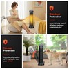 PETSITE Space Heater, 1500W PTC Ceramic Electric Heater with Thermostat,