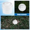 2pcs 6" PVC Sewer Cleanout Cap with Plug Cover Fitting,
