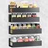 SYLLENHOD Spice Rack Wall Mount: 4 Packs Oversize Pantry Organization