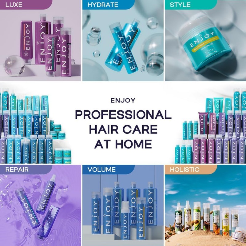 Enjoy Hair Care Conditioning Cleanser, Hair Mask & Conditioner, Sulfate